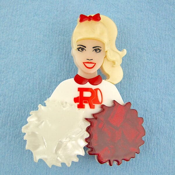Go Rydell Brooch - Sheryl's Art Deco Emporium